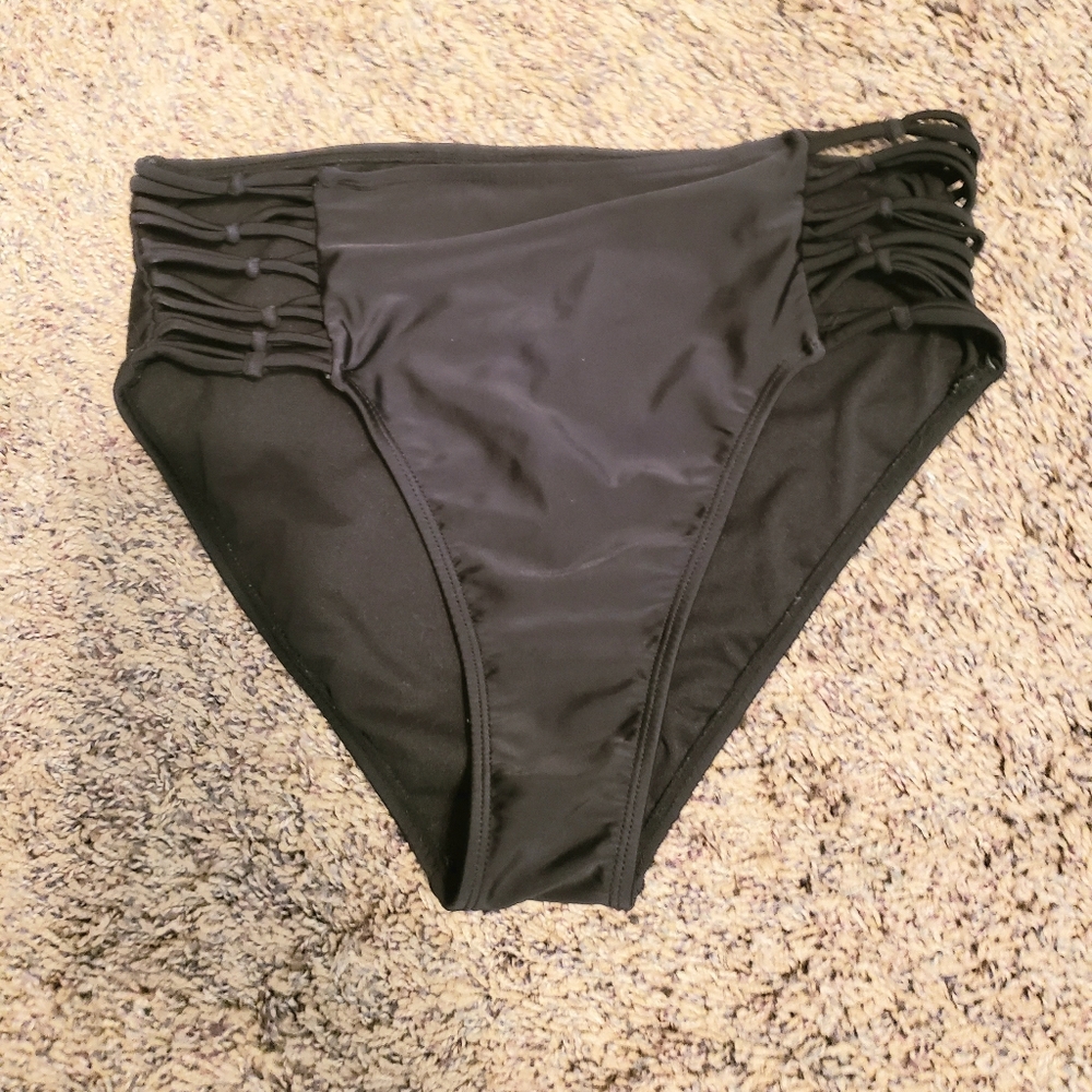 High waisted swim bottom